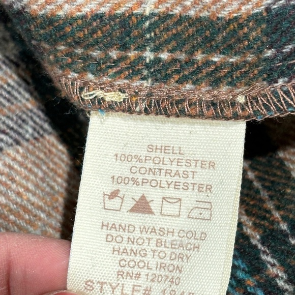 Mystree Plaid Fleece Jacket - Picture 4 of 4